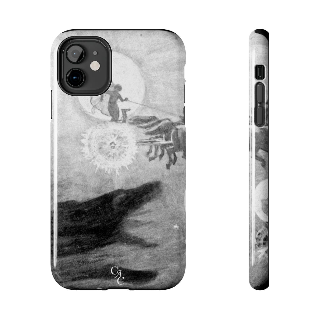 The wolves pursuing Sol & Mani | John Charles Dollman