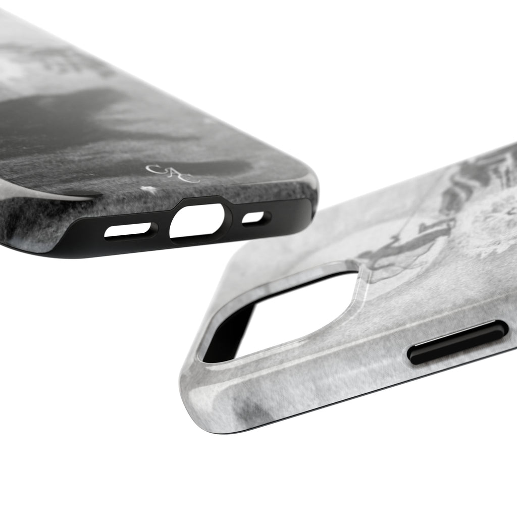 The wolves pursuing Sol & Mani | John Charles Dollman