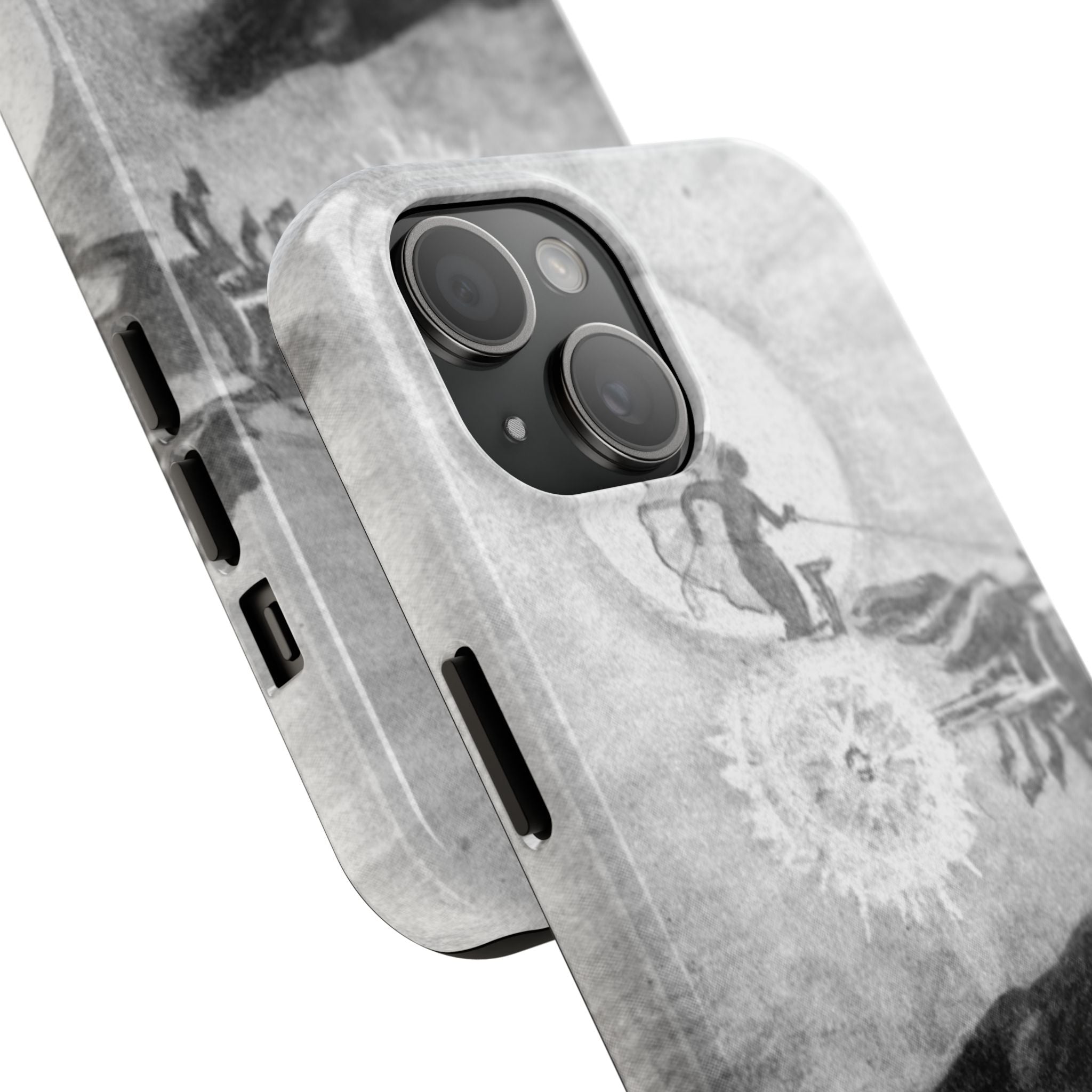 The wolves pursuing Sol & Mani | John Charles Dollman