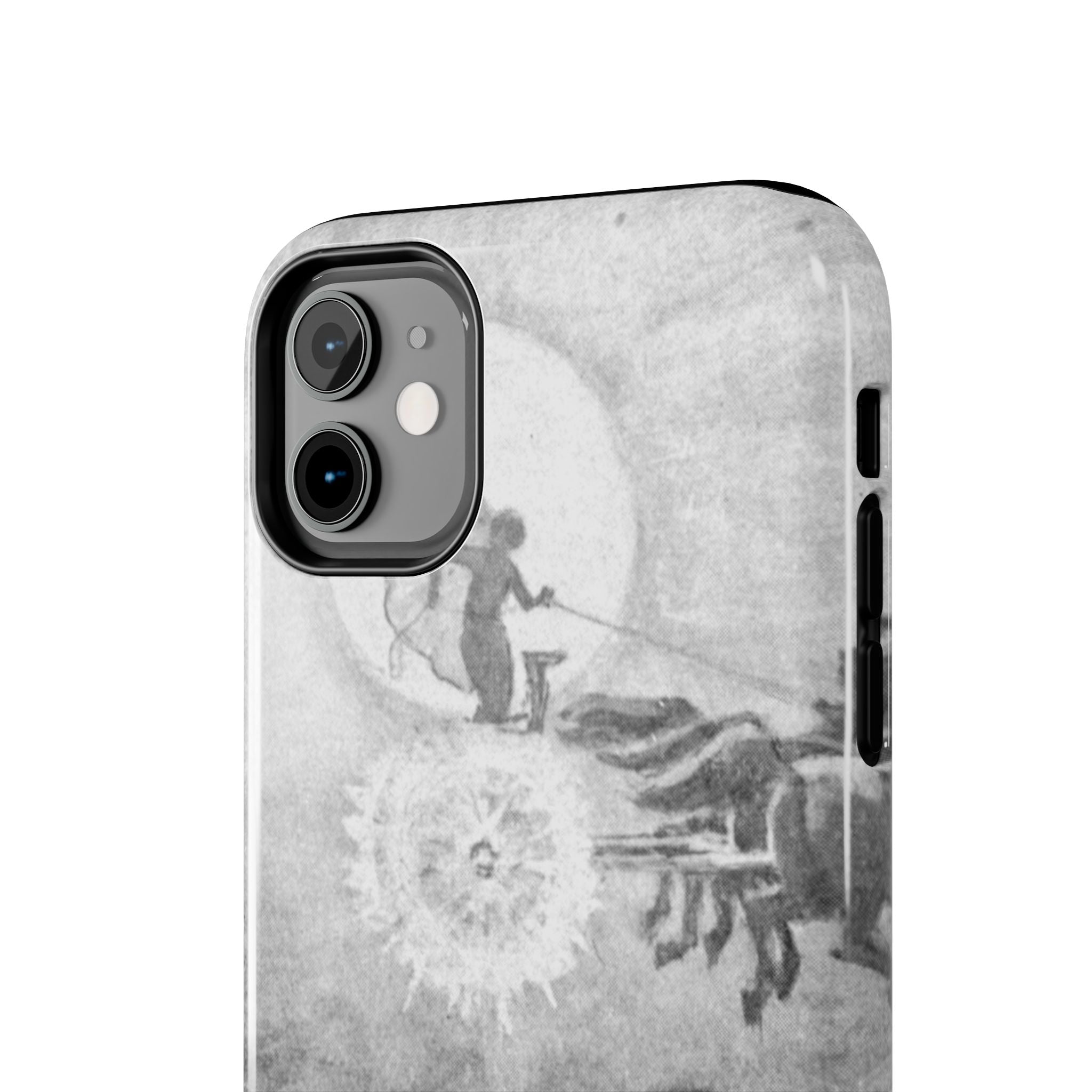 The wolves pursuing Sol & Mani | John Charles Dollman