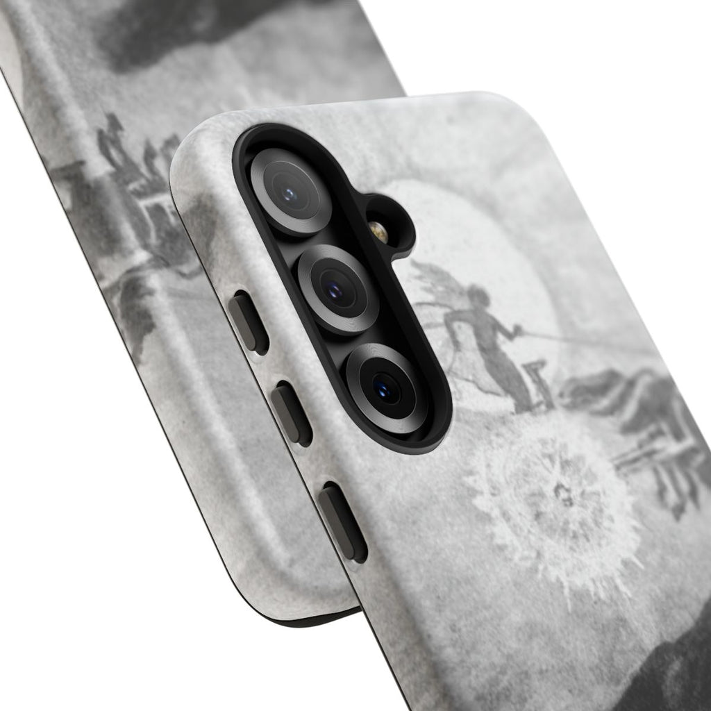 The wolves pursuing Sol & Mani | John Charles Dollman