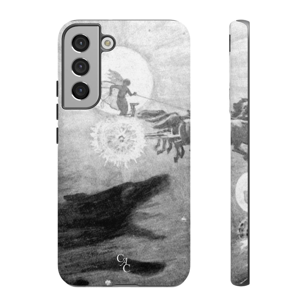 The wolves pursuing Sol & Mani | John Charles Dollman