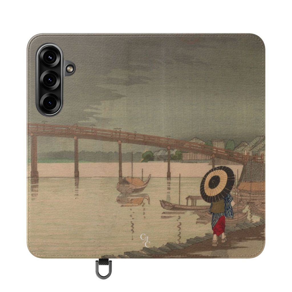 View of Tokyo's Shin-Ohashi bridge | Kobayashi Kiyochika