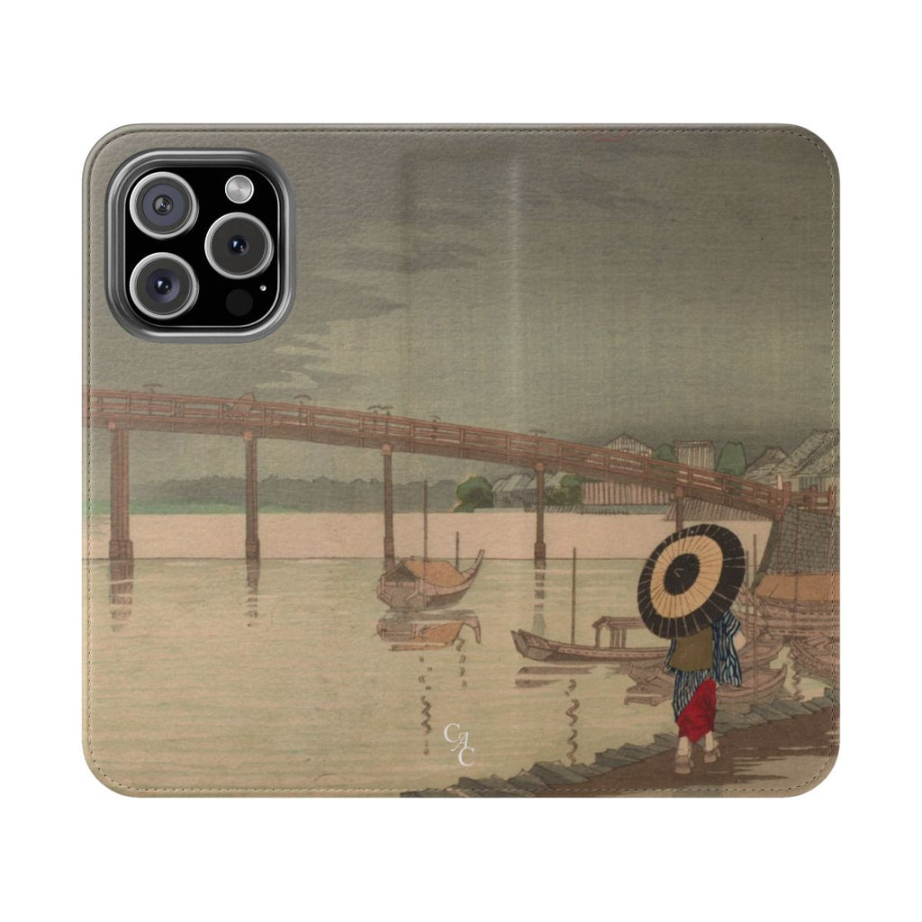 View of Tokyo's Shin-Ohashi bridge | Kobayashi Kiyochika