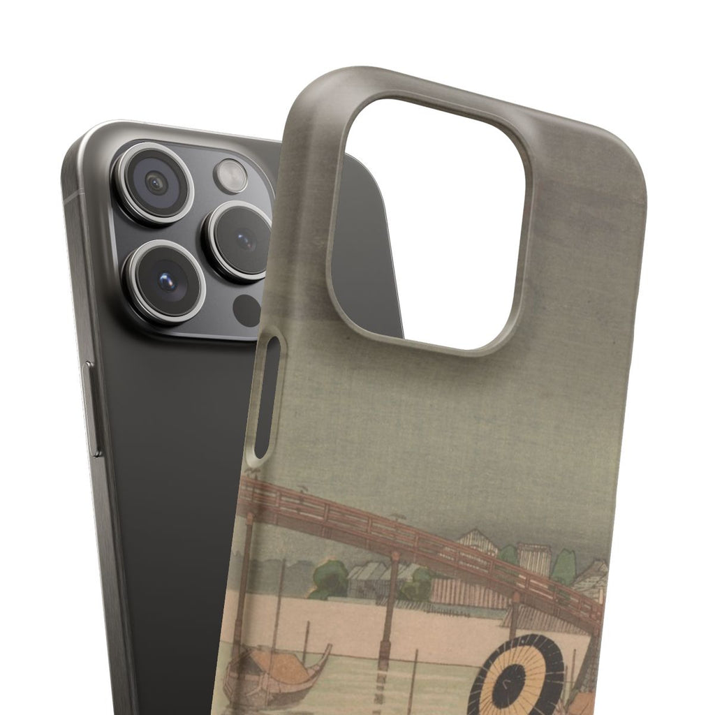 View of Tokyo's Shin-Ohashi bridge | Kobayashi Kiyochika