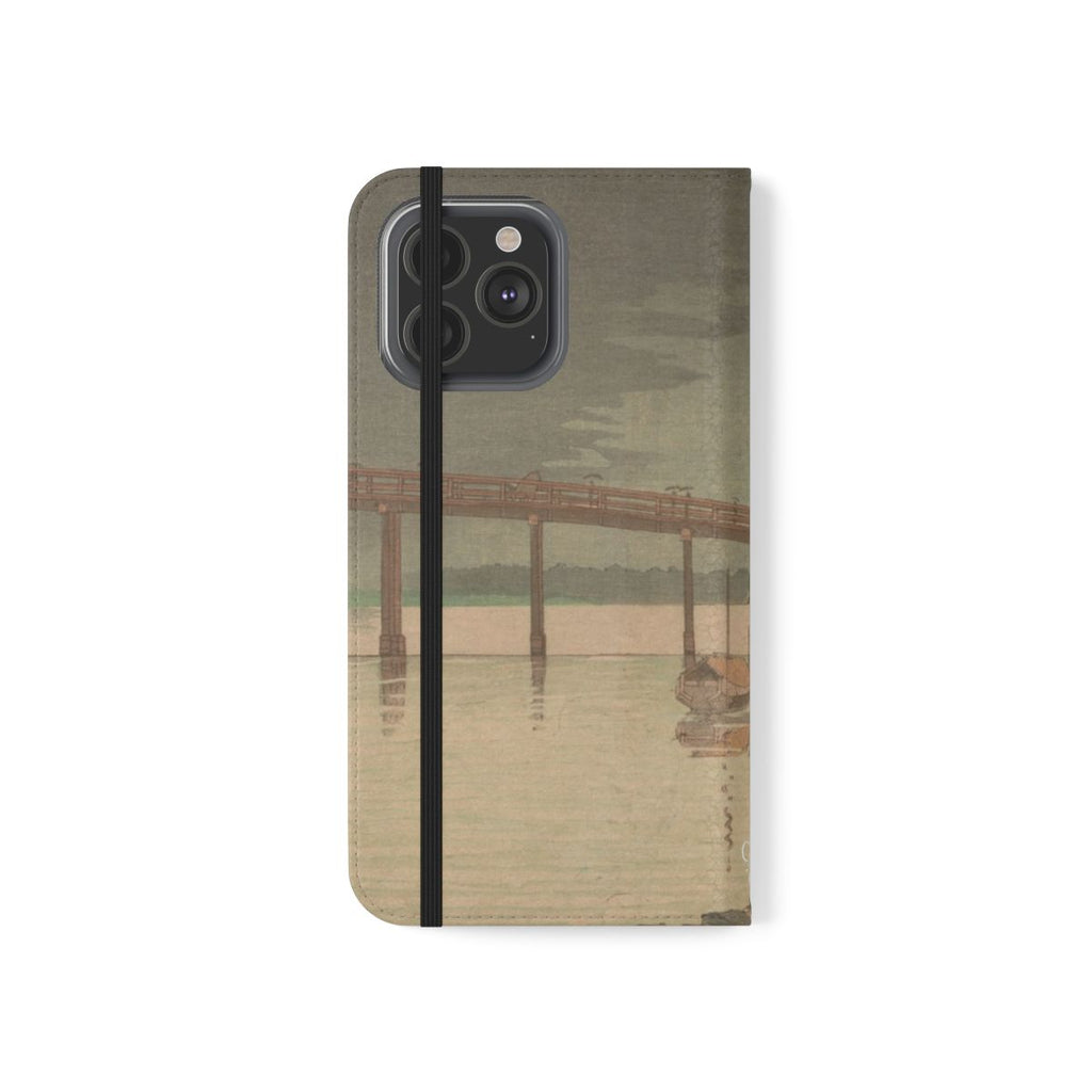 View of Tokyo's Shin-Ohashi bridge | Kobayashi Kiyochika